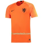 Camisolas de Futebol Holanda Equipamento Principal 2018 Manga Curta